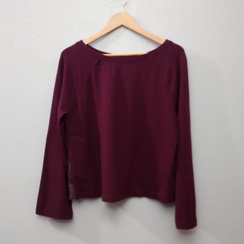 Fabletics Crop Oversized Pullover Sweater Top